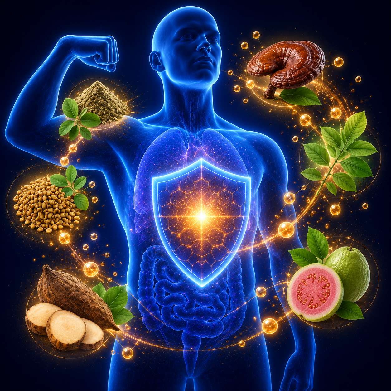 Representación visual del aporte antioxidante